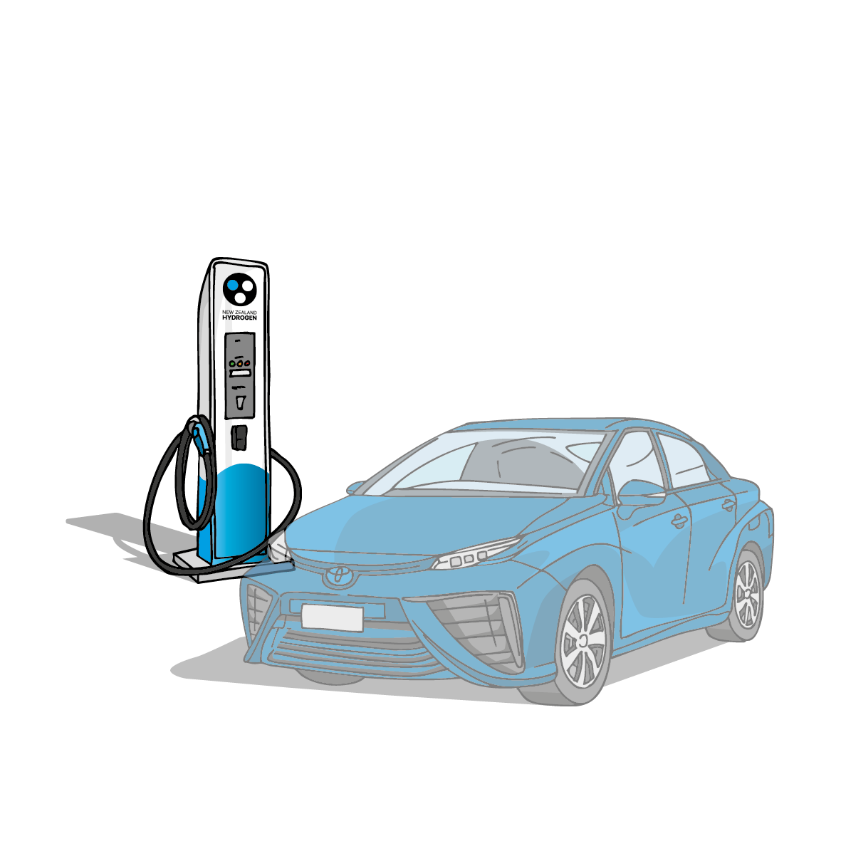 Dispense Hydrogen Swiftly